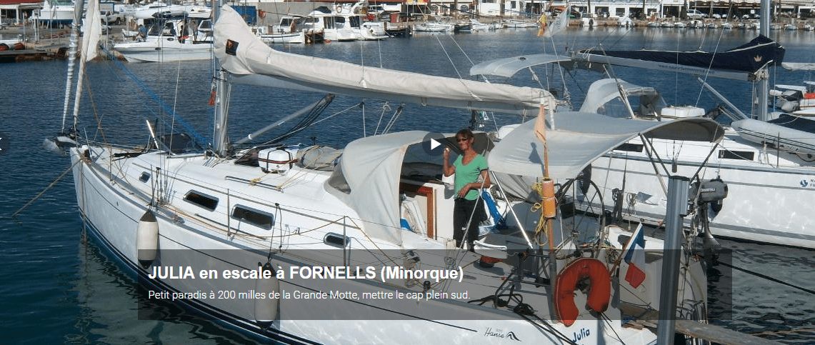 Julia escale Fornells
